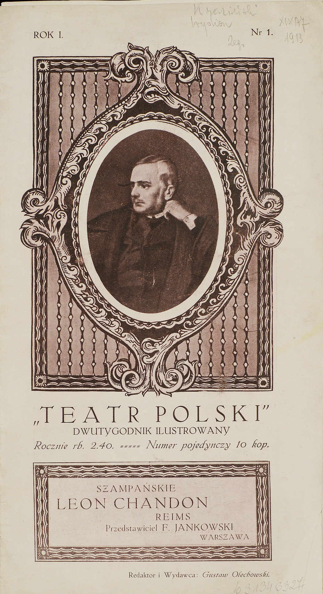Irydion, 1913 - program